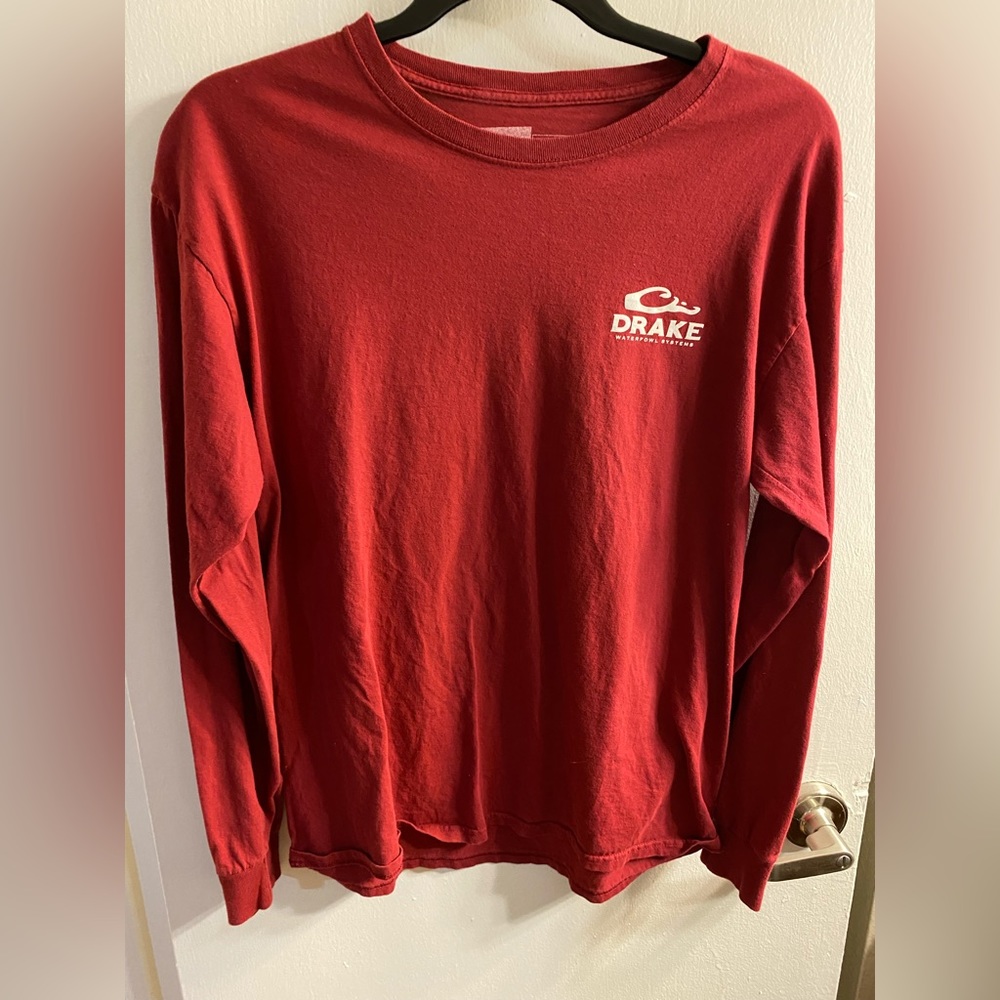 Drake | Size Large | Red Long Sleeve